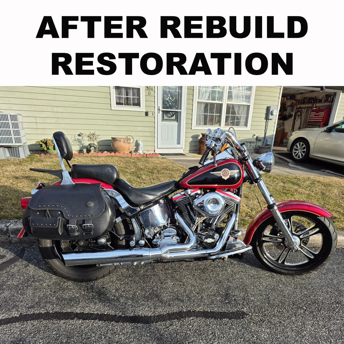 RESTORATION SERVICE: 1998 H-D Fat Boy OEM Saddlebag Rebuild