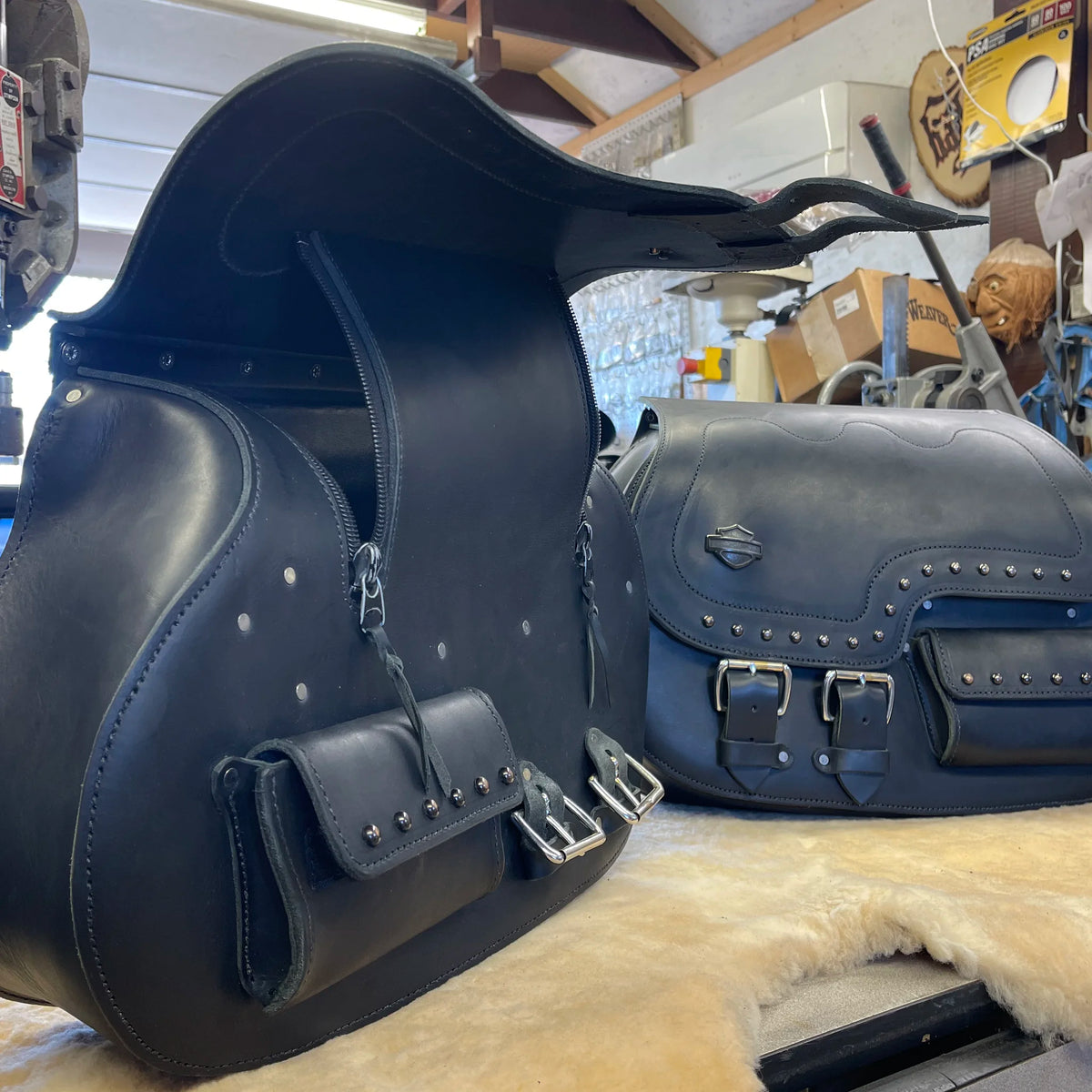 RESTORATION SERVICE: 1998 H-D Fat Boy OEM Saddlebag Rebuild