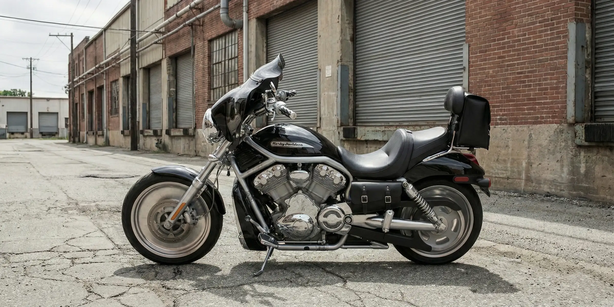 HD® V-Rod 左側ソロフレームバッグ - VFL01