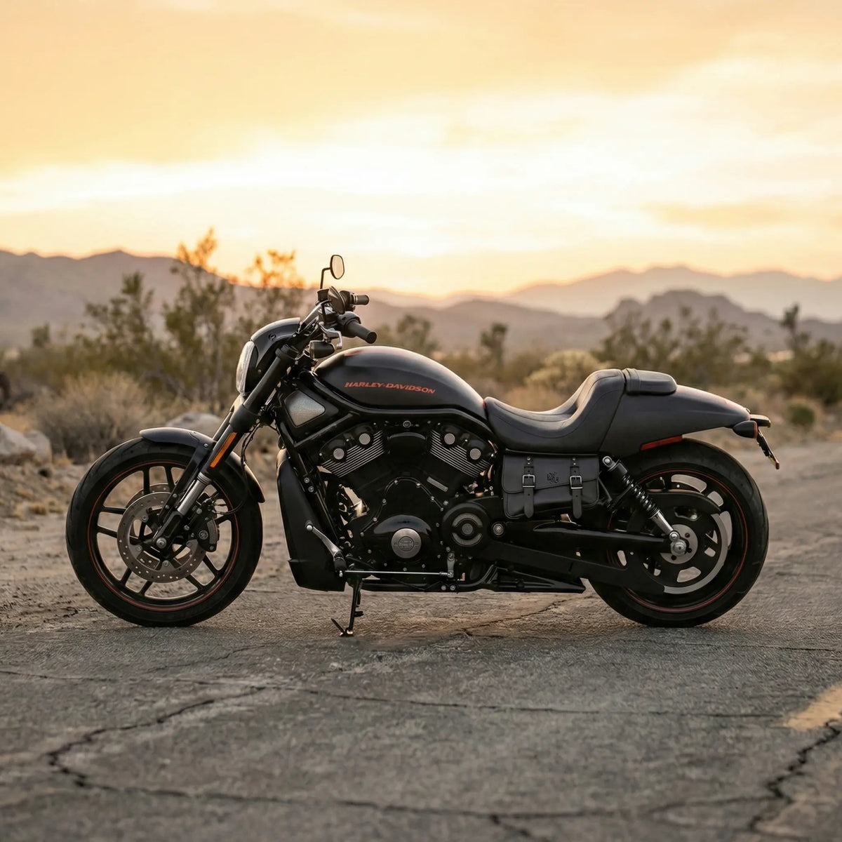 H-D® V-Rod Left Side Solo Frame Bag - VFL01