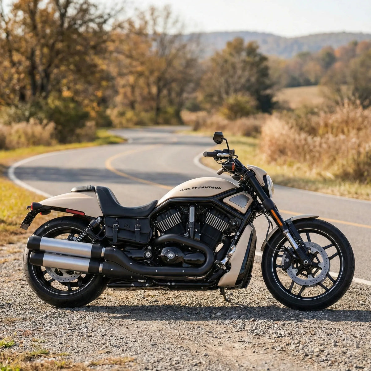 H-D® V-Rod Right Side Solo Frame Bag - VFR01