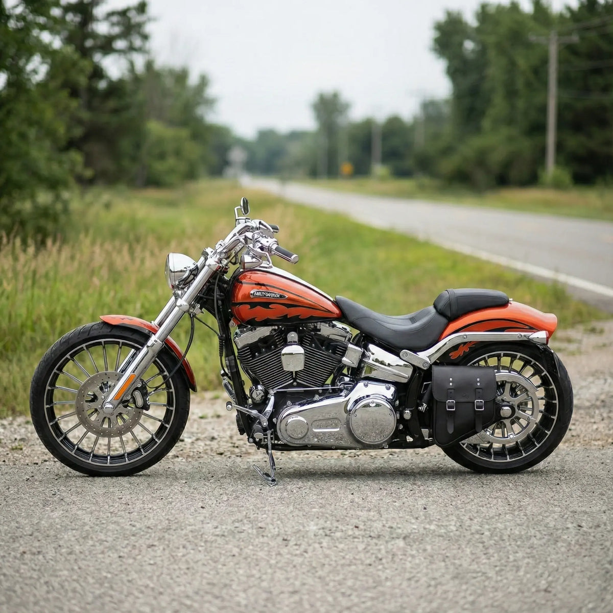 H-D® Pre-2017 Softail Left Side Solo Bag - SHL03