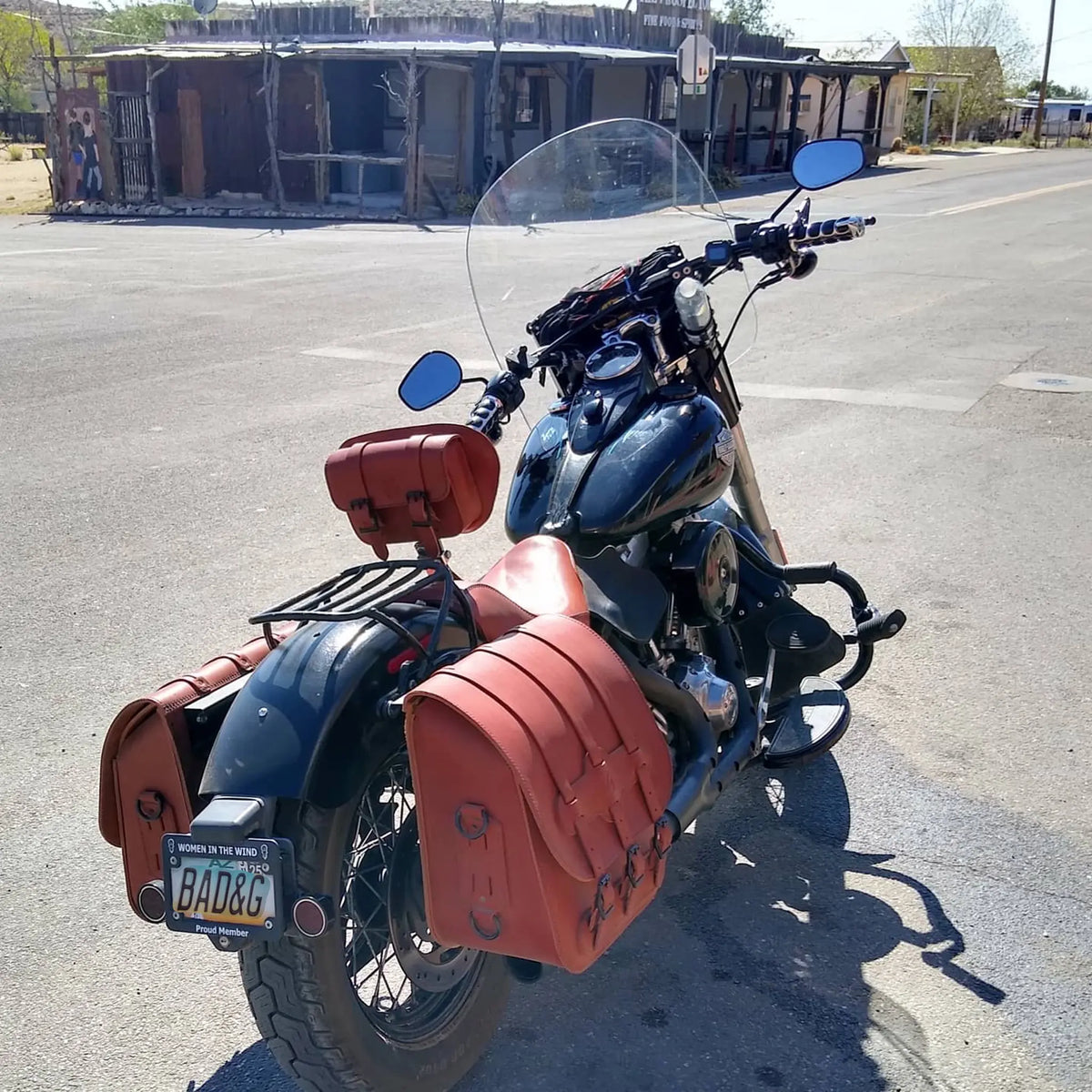 CUSTOM BUILD: The "London Tan" Touring Suite (US01 Bags + Matching Seat & Backrest)